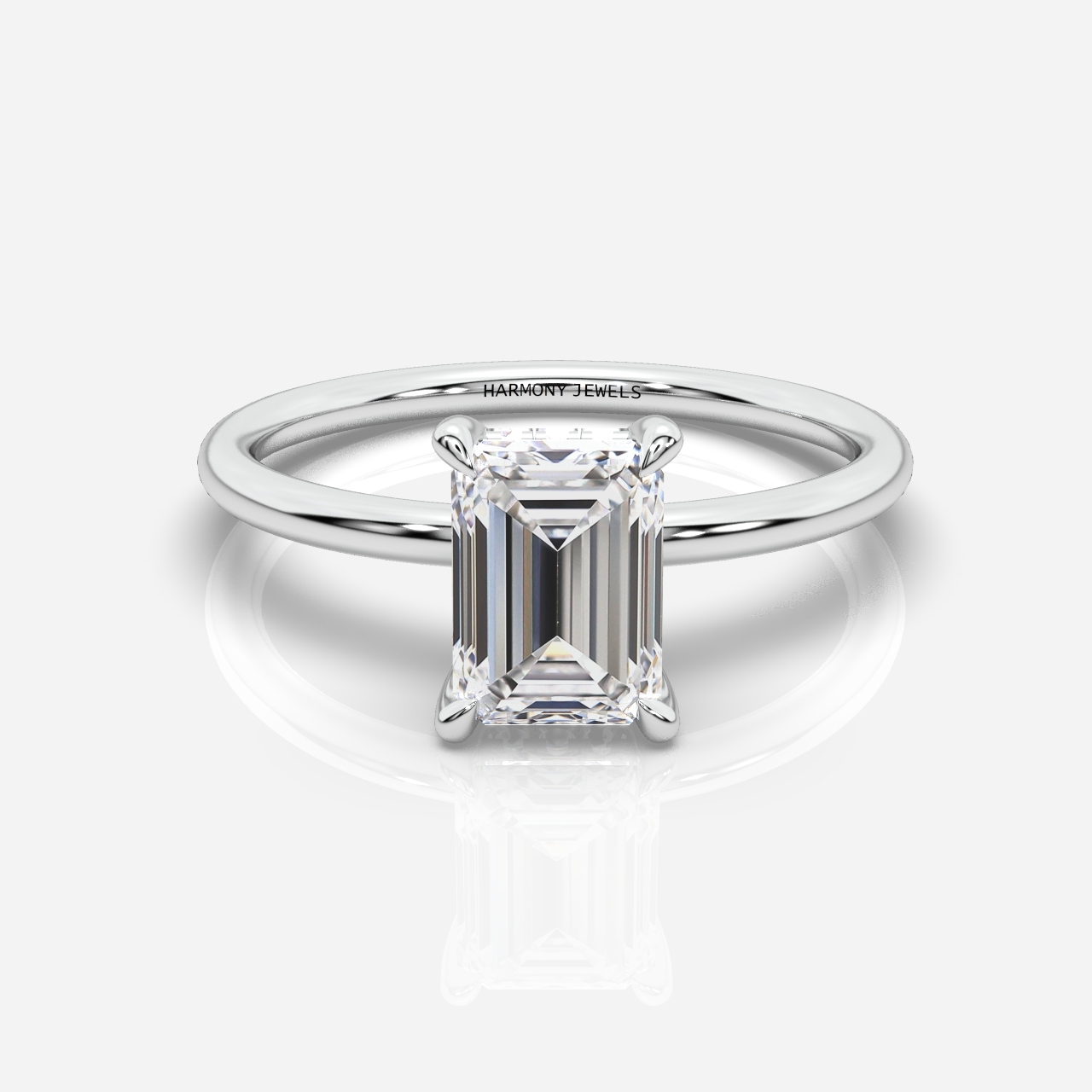 Juliette Hidden Halo Emerald